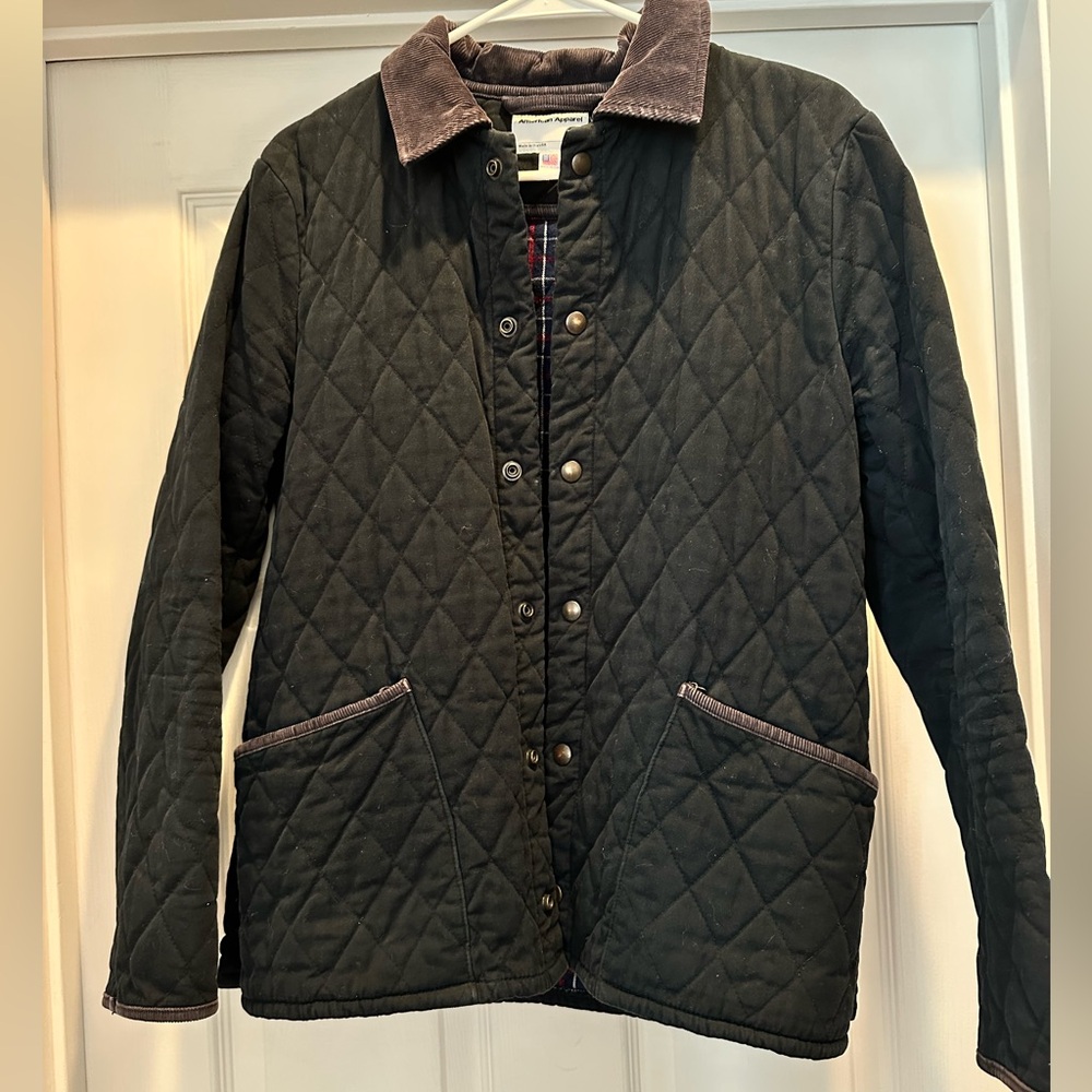 American apparel quilted jacket